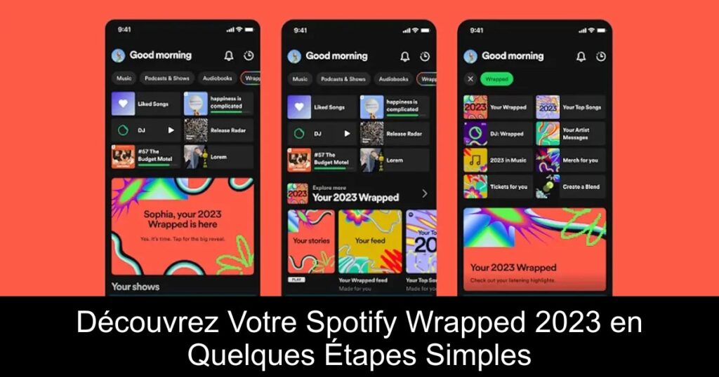 Découvrez Votre Spotify Wrapped 2023 en Quelques Étapes Simples