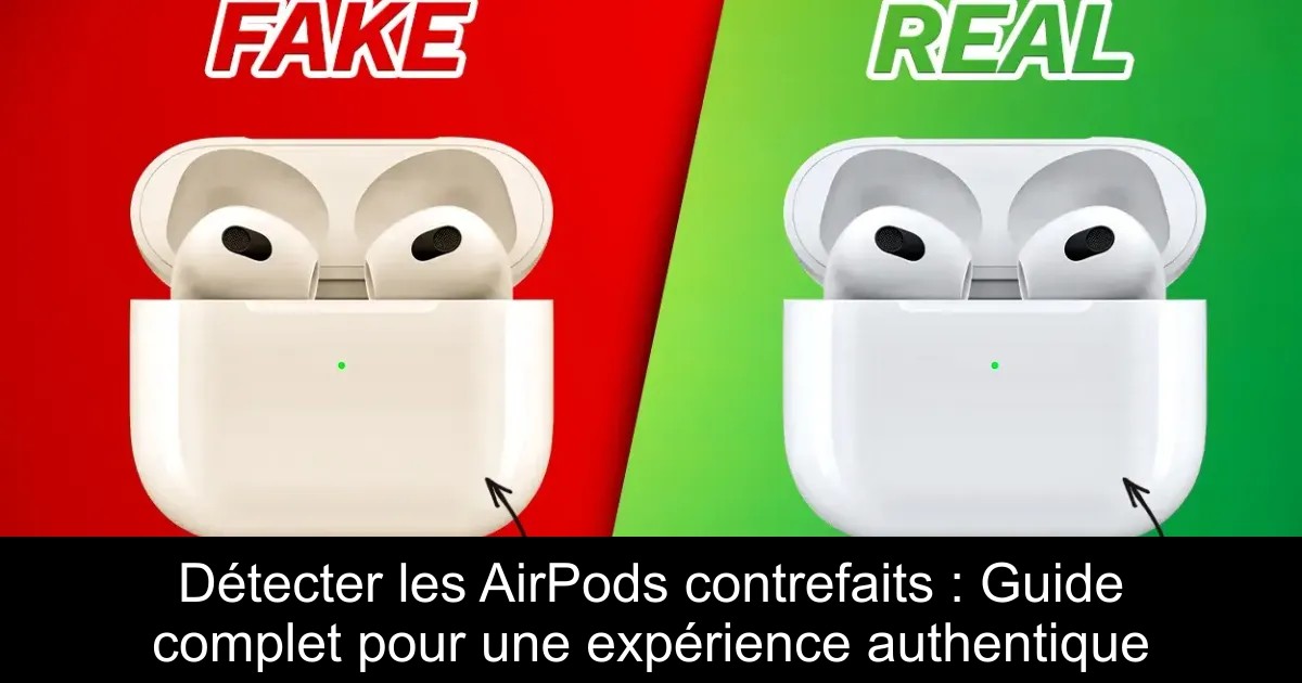 Détecter les AirPods contrefaits : Guide complet pour une expérience authentique