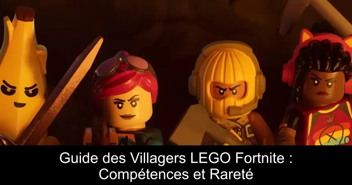Guide des Villagers LEGO Fortnite : Compétences et Rareté