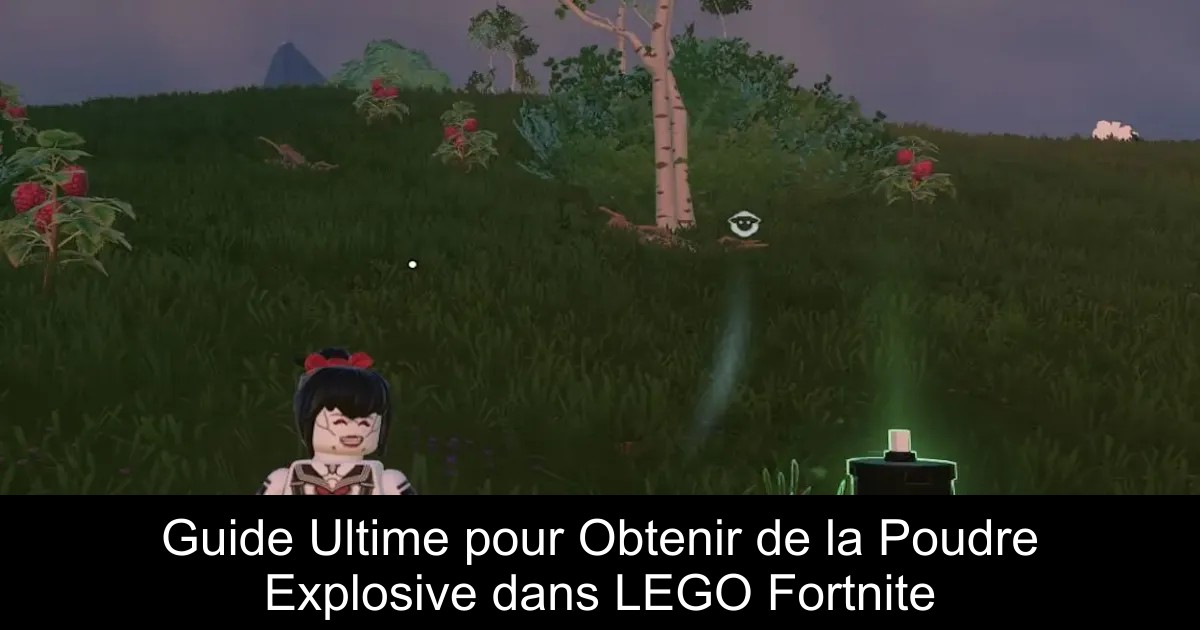 Guide Ultime pour Obtenir de la Poudre Explosive dans LEGO Fortnite
