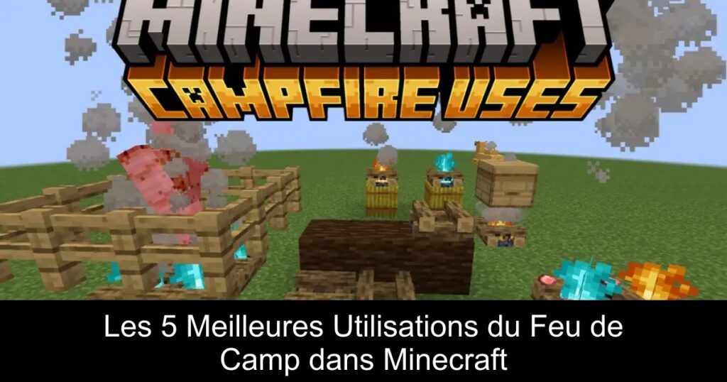 Les 5 Meilleures Utilisations du Feu de Camp dans Minecraft