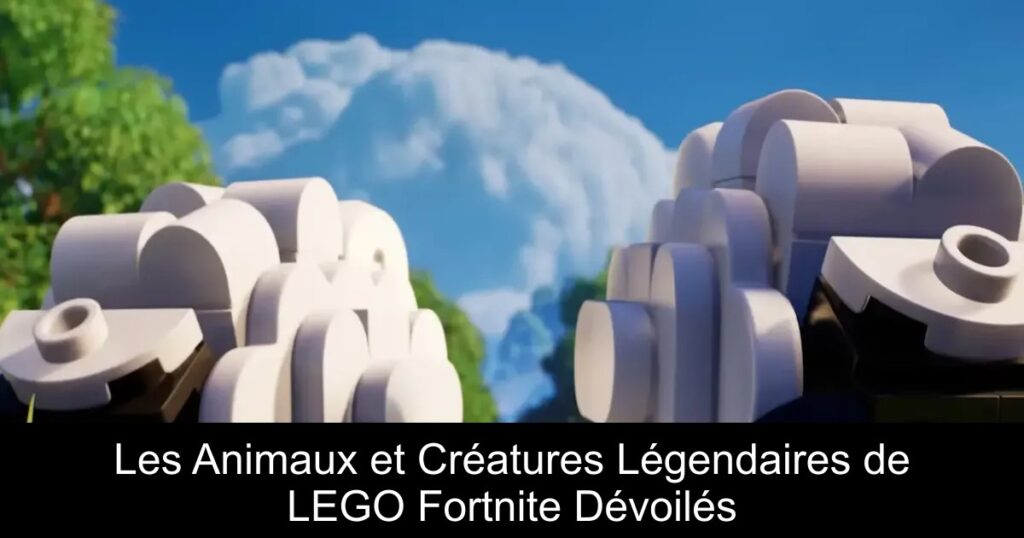 Les Animaux et Créatures Légendaires de LEGO Fortnite Dévoilés