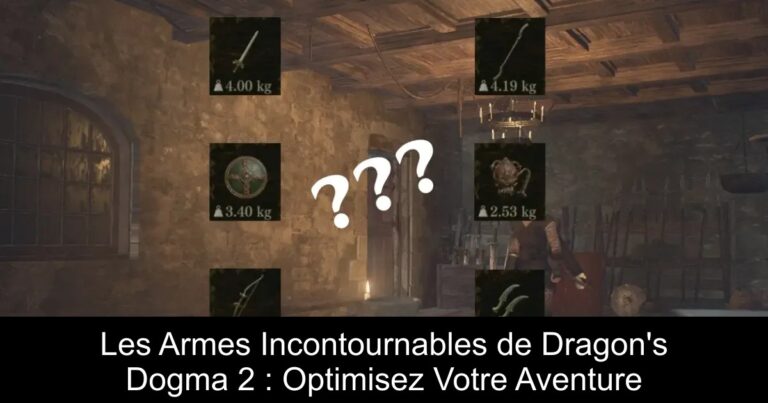 Les Armes Incontournables de Dragon&rsquo;s Dogma 2 : Optimisez Votre Aventure