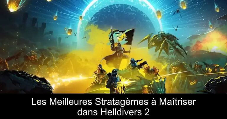 Les Meilleures Stratagèmes à Maîtriser dans Helldivers 2