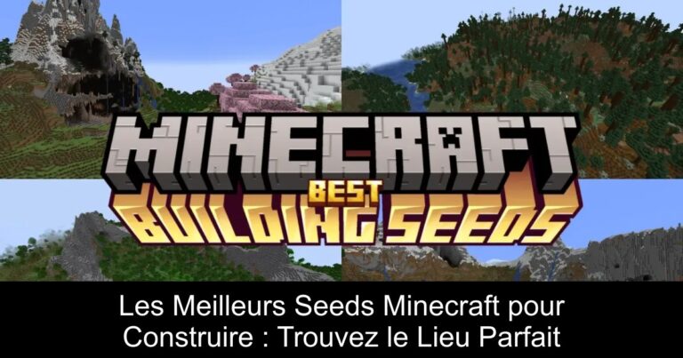 Les Meilleurs Seeds Minecraft pour Construire : Trouvez le Lieu Parfait