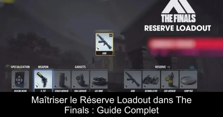 Maîtriser le Réserve Loadout dans The Finals : Guide Complet
