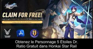 Obtenez le Personnage 5 Étoiles Dr. Ratio Gratuit dans Honkai Star Rail