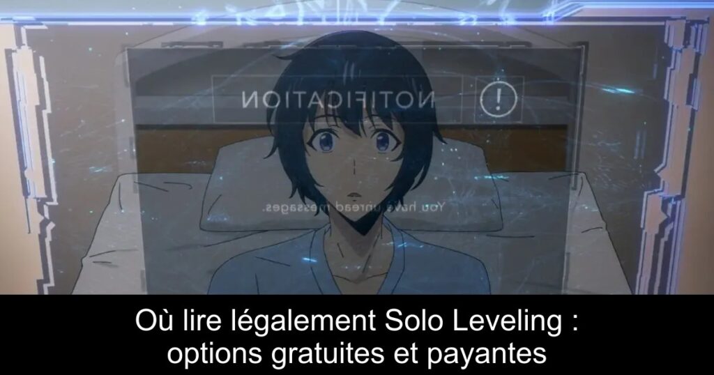 Où lire légalement Solo Leveling : options gratuites et payantes