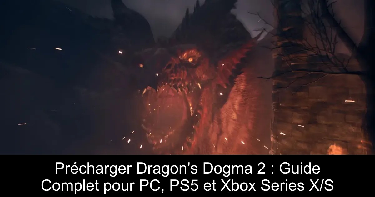 Précharger Dragon&rsquo;s Dogma 2 : Guide Complet pour PC, PS5 et Xbox Series X/S