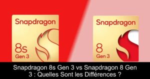 Snapdragon 8s Gen 3 vs Snapdragon 8 Gen 3 : Quelles Sont les Différences ?