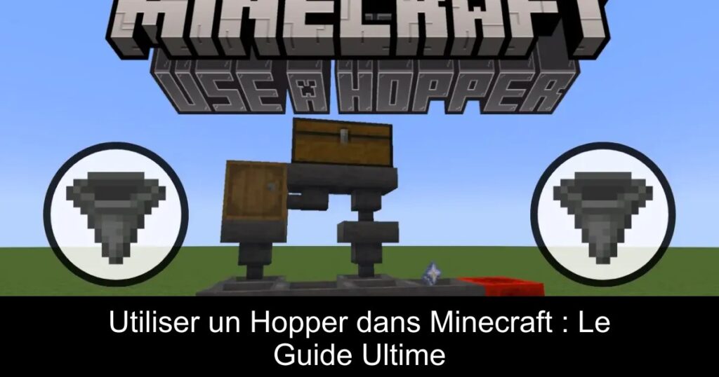 Utiliser un Hopper dans Minecraft : Le Guide Ultime