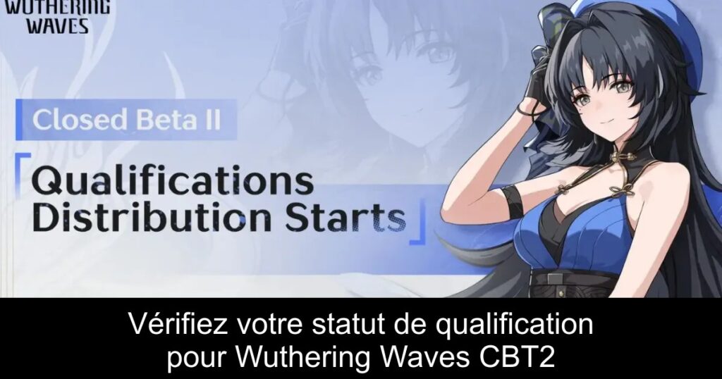 Vérifiez votre statut de qualification pour Wuthering Waves CBT2