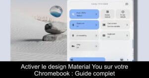 Activer le design Material You sur votre Chromebook : Guide complet