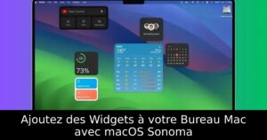 Ajoutez des Widgets à votre Bureau Mac avec macOS Sonoma