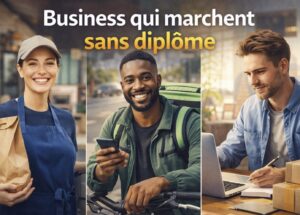 Business qui marchent sans diplôme