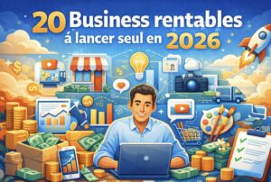 20 business rentables à lancer seul en 2026