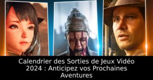 Calendrier des Sorties de Jeux Vidéo 2024 : Anticipez vos Prochaines Aventures