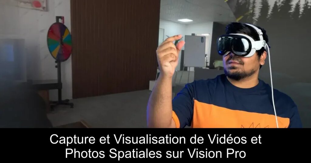Capture et Visualisation de Vidéos et Photos Spatiales sur Vision Pro