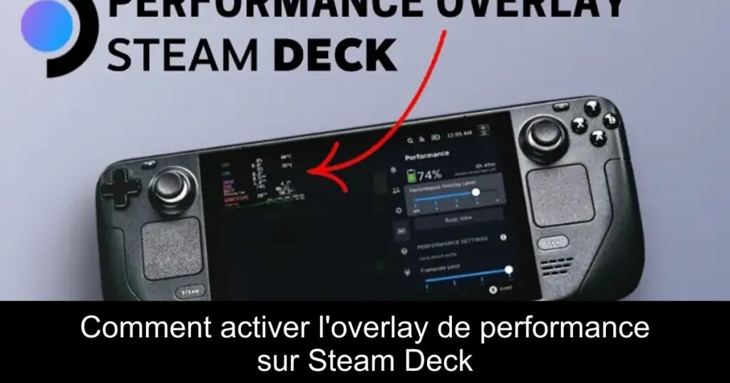 Comment activer l&rsquo;overlay de performance sur Steam Deck