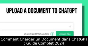 Comment Charger un Document dans ChatGPT : Guide Complet 2024