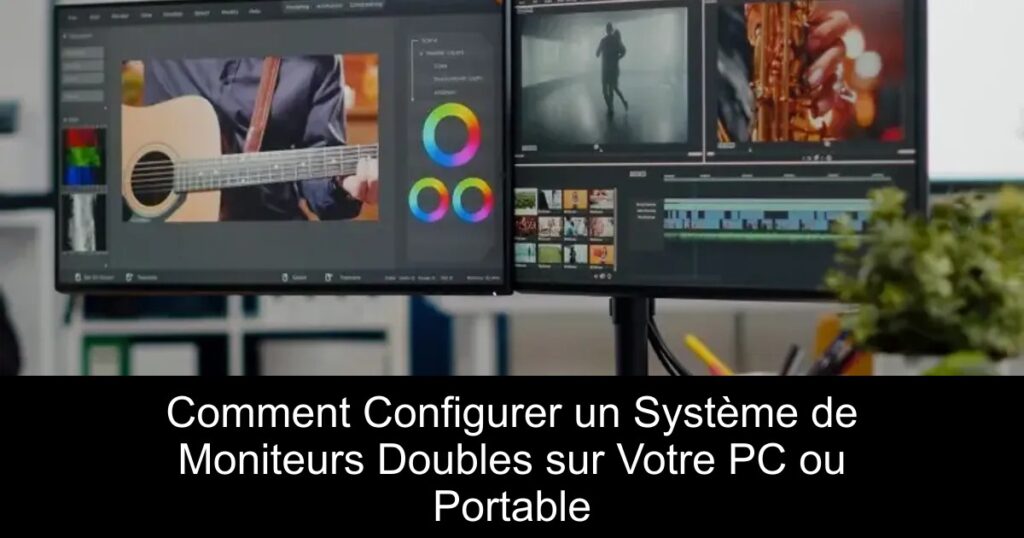 Comment Configurer un Système de Moniteurs Doubles sur Votre PC ou Portable