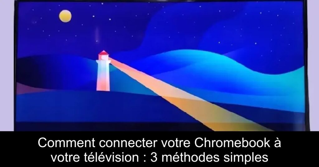 Comment connecter votre Chromebook à votre télévision : 3 méthodes simples
