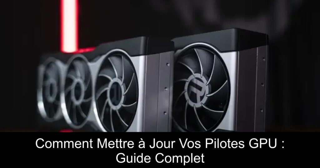 Comment Mettre à Jour Vos Pilotes GPU : Guide Complet