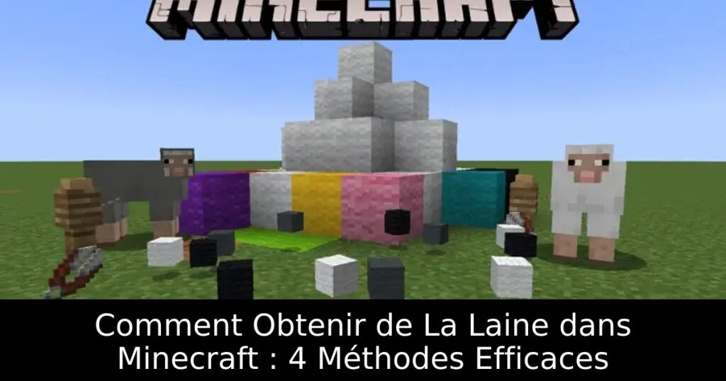 Comment Obtenir de La Laine dans Minecraft : 4 Méthodes Efficaces