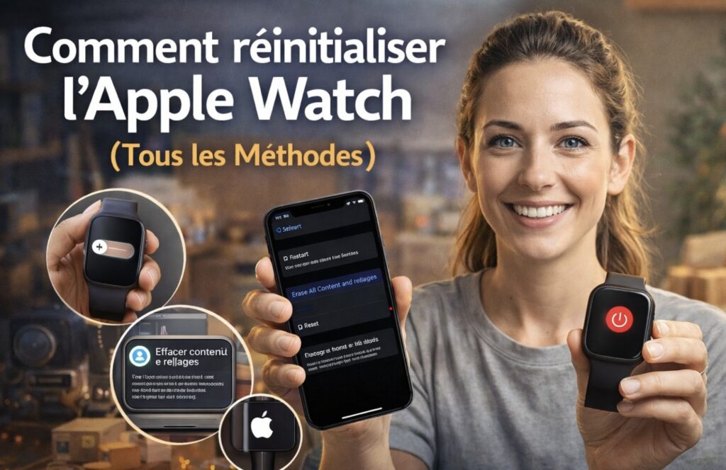 Comment réinitialiser l&rsquo;Apple Watch (Tous les Méthodes)