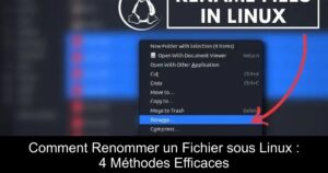 Comment Renommer un Fichier sous Linux : 4 Méthodes Efficaces