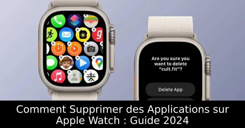 Comment Supprimer des Applications sur Apple Watch : Guide 2024