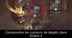 Comprendre les couleurs de dégâts dans Diablo 4