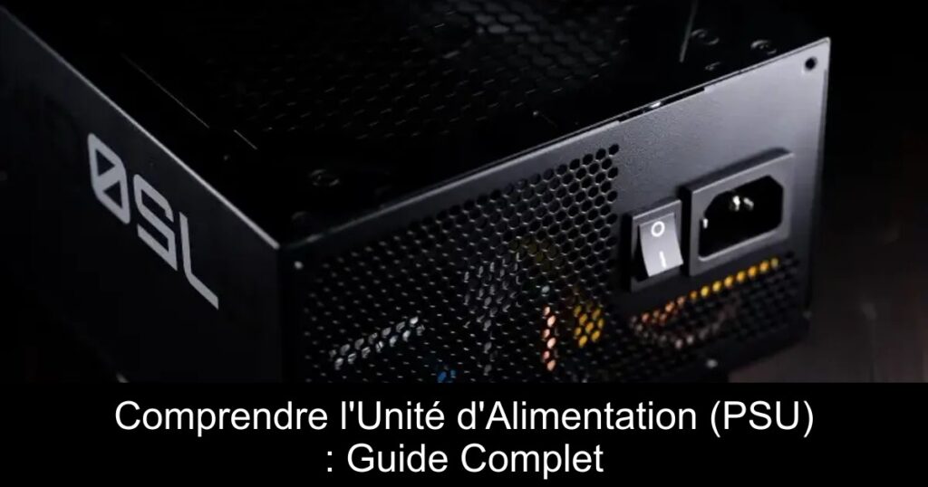 Comprendre l&rsquo;Unité d&rsquo;Alimentation (PSU) : Guide Complet