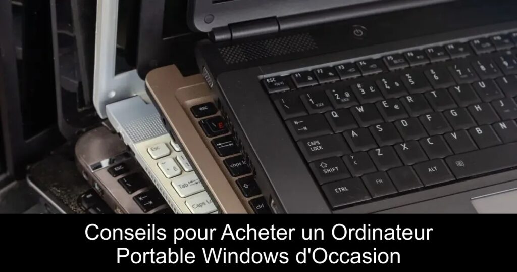 Conseils pour Acheter un Ordinateur Portable Windows d&rsquo;Occasion
