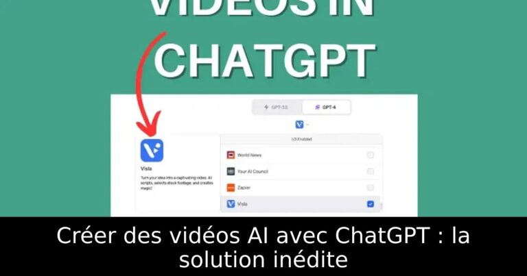 Créer des vidéos AI avec ChatGPT : la solution inédite