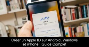 Créer un Apple ID sur Android, Windows et iPhone : Guide Complet