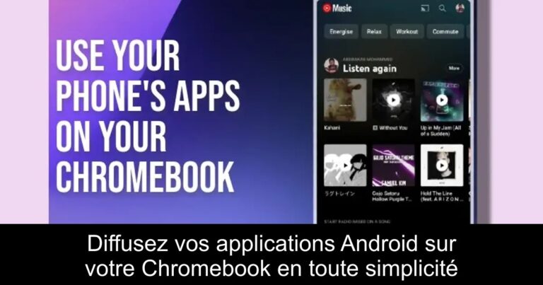 Diffusez vos applications Android sur votre Chromebook en toute simplicité