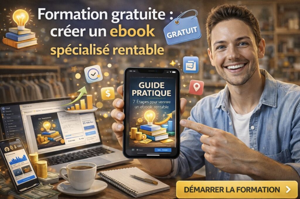 Formation gratuite : créer un ebook spécialisé rentable