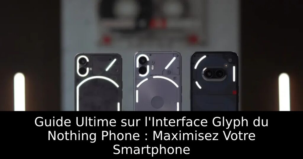 Guide Ultime sur l&rsquo;Interface Glyph du Nothing Phone : Maximisez Votre Smartphone