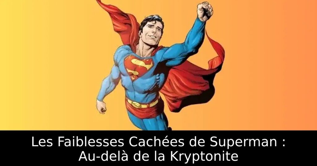 Les Faiblesses Cachées de Superman : Au-delà de la Kryptonite