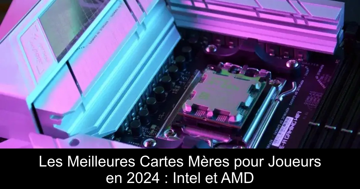 Les Meilleures Cartes Mères pour Joueurs en 2024 : Intel et AMD