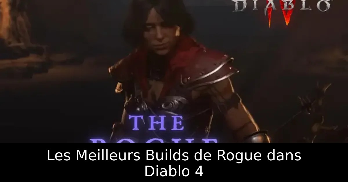 Les Meilleurs Builds de Rogue dans Diablo 4