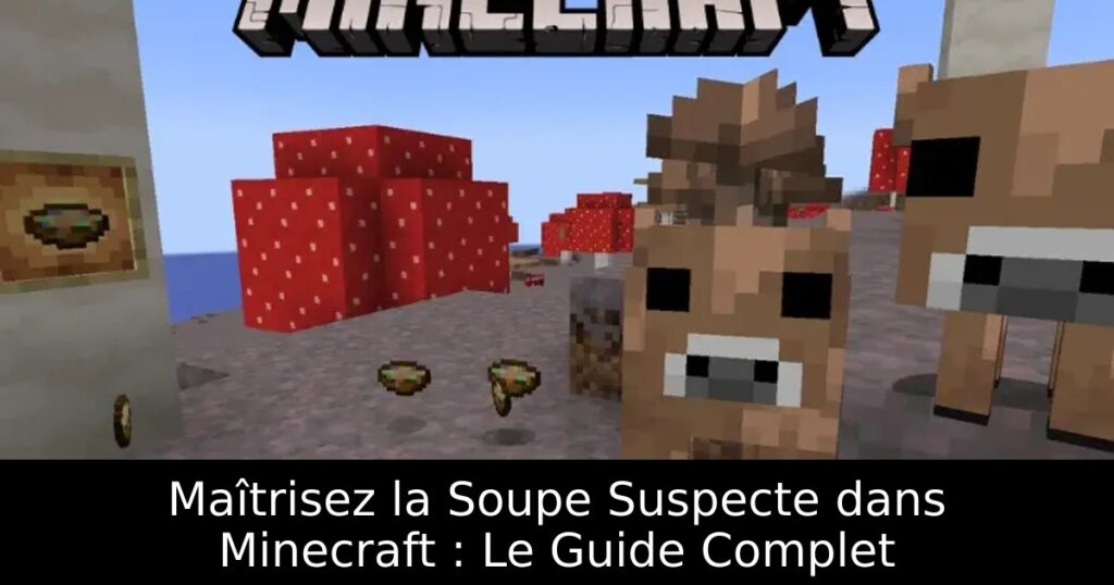 Maîtrisez la Soupe Suspecte dans Minecraft : Le Guide Complet