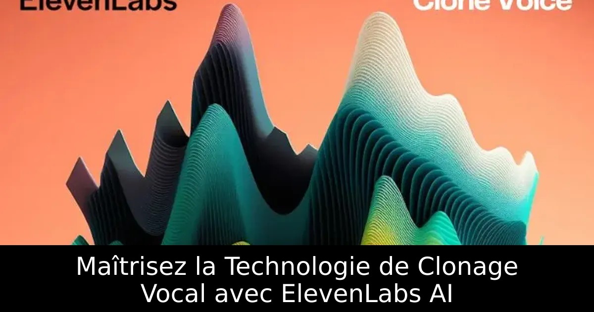 Maîtrisez la Technologie de Clonage Vocal avec ElevenLabs AI
