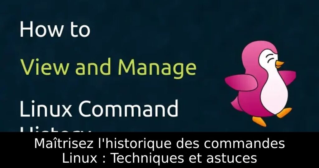 Maîtrisez l&rsquo;historique des commandes Linux : Techniques et astuces