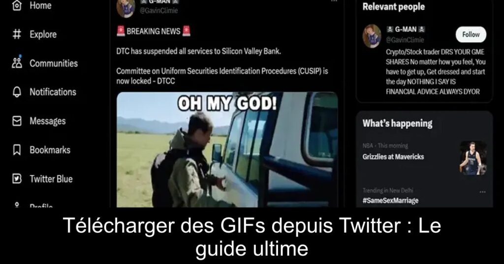 Télécharger des GIFs depuis Twitter : Le guide ultime