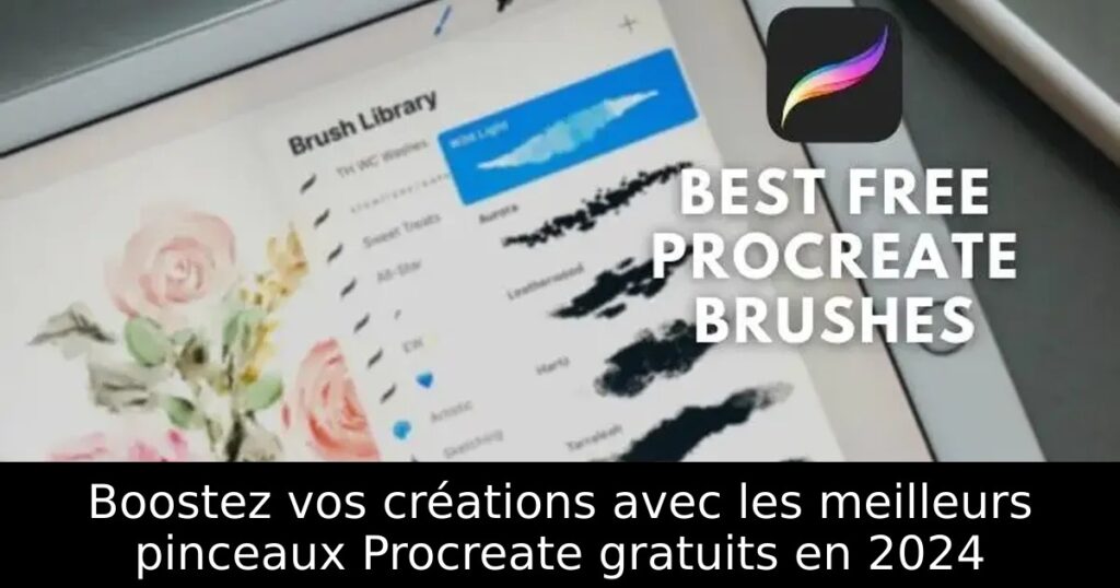 Boostez vos créations avec les meilleurs pinceaux Procreate gratuits en 2024