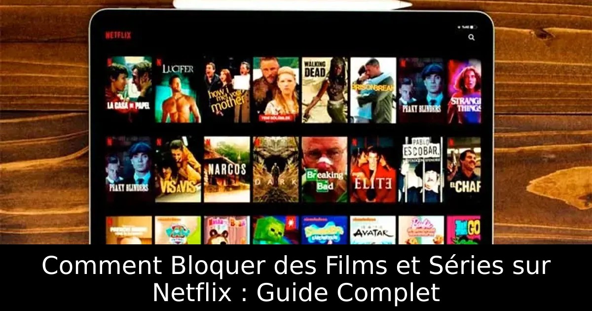 Comment Bloquer des Films et Séries sur Netflix : Guide Complet