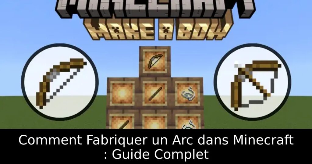 Comment Fabriquer un Arc dans Minecraft : Guide Complet
