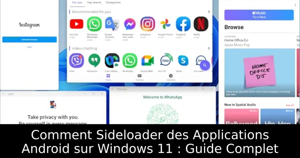 Comment Sideloader des Applications Android sur Windows 11 : Guide Complet